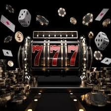 Antarmuka permainan Caishen Wins di neng4d menampilkan gulungan slot, tabel pembayaran, dan kontrol taruhan